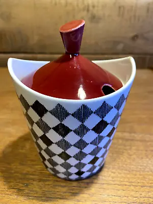 Buy Vintage Swedish Pottery Marianne Westman Rörstrand Red Top Marmalade Jar 1956 • 29.99£