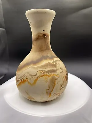 Buy Vintage NEMADJI Clay Art Pottery 6.5  Vase #1 Multicolor Swirl W/Logo. USA • 28.88£