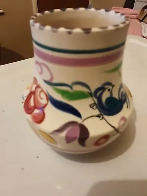 Buy Poole Pottery Traditional Ware Vase Hand Painted Bluebird Pattern REDUCED • 15£