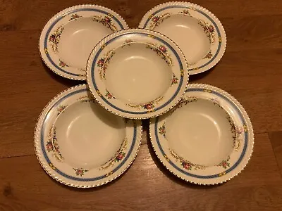 Buy Set Of Five JOHNSON Bros OLD ENGLISH Pretty Bone China Soup Cereal Dessert Bowls • 19.95£