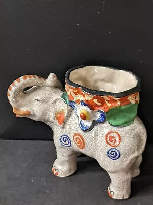 Buy Vintage Ceramic Japanese Planter Elephant • 32£