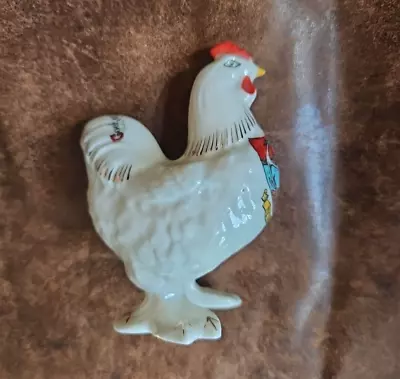 Buy Arcadian Crested Ware China Model Of Hen-  Crest For Newhaven - Height 9.5cm • 9.99£