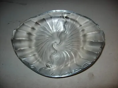 Buy Lalique French Art Glass Crystal  Wave  Pattern Ashtray • 47.24£