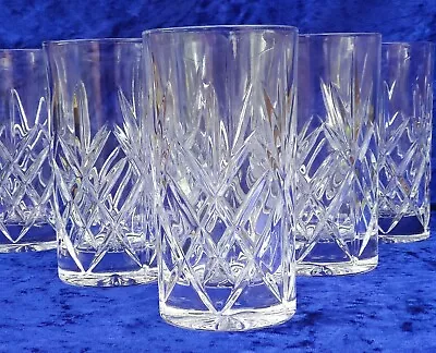 Buy Gleneagles Of Edinburgh Crystal Argyle Hi Ball 6 Glasses 24% Lead Crystal (AG15) • 99.99£