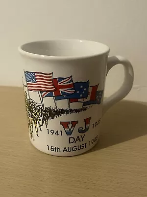 Buy Vintage VJ Day Anniversary Mug 1941-1945 - 50 Years Of Peace - Made In England • 6.99£