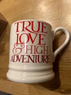 Buy Emma Bridgewater 1/2 Pt Mug. ‘True Love & High Adventure’ ***BNIB** Rare Design • 24.99£
