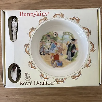Buy Vintage 1988 Royal Doulton Bunnykins Baby Plate And Feeding Spoon Nursery Set • 15.50£