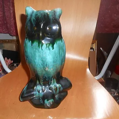 Buy Large Blue Mountain Pottery Owl • 14£