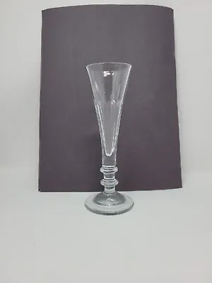 Buy American Pittsburgh Cut Paneled Flint Glass Ale / Champagne Flute C. 1830 #1 • 120.09£