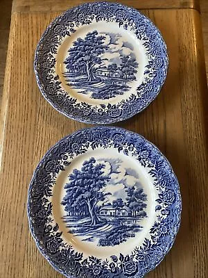 Buy Country Style Staffordshire Hand Engraved W.H. Grindley Thatched Cottage Plate • 12.99£
