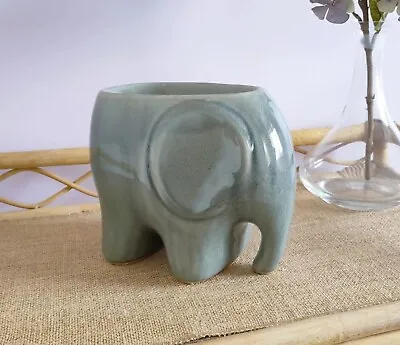 Buy 7  NEXT Ceramic Elephant Figure Ornament | Candle Holder | Planter  • 12£