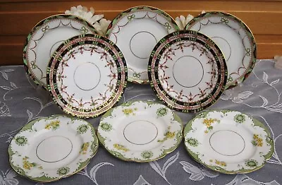 Buy Antique 1920's 8 X Tea Plates 18.5 Cms/7½ Inch  Very Good Condition • 12.50£
