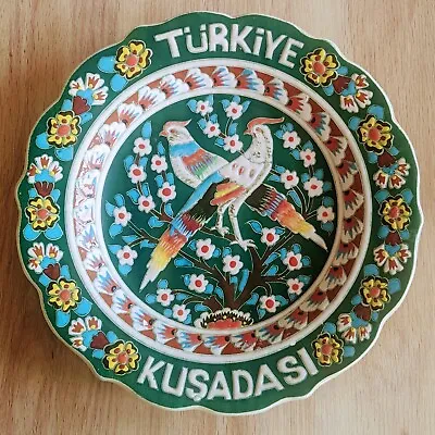 Buy Kutahya Ceramic Decorative Deep Plate Floral & Peacock Wall Hanging Plate 30cm  • 29.99£