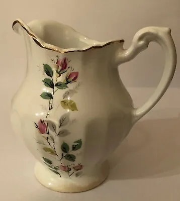 Buy J & G Meakin England Classic White Jug with Flower Design 12cm. Tall • 6.50£
