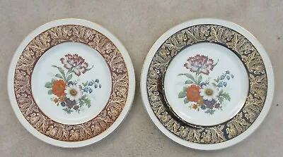 Buy Two Vintage Flowery Plates - Solian Ware Simpsons LTD - Cobridge England • 16.99£
