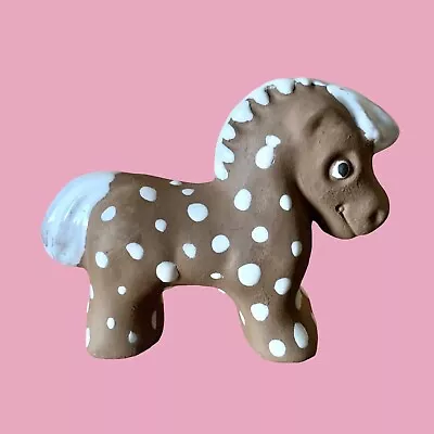 Buy VINTAGE 60s 70s Dutch/German Small Studio Pottery Polka Dot Horse Pony Kitsch • 7£