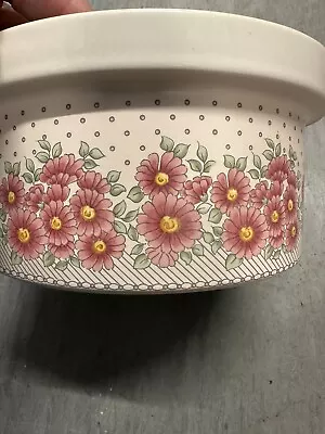 Buy Rare Vintage Hornsea Pottery Pink Passion Vegetable Tureen Retro Floral Pattern • 20£