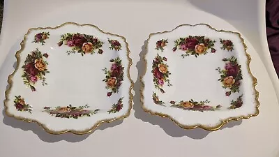 Buy Royal Albert OLD COUNTRY ROSES Square Sandwich Plates  • 15£