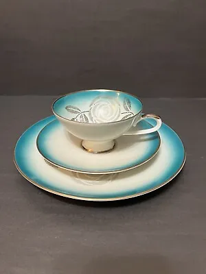 Buy Vintage Bareuther Waldsassen Bavaria Germany 3Pc China Set Tea Cup Saucer  Plate • 26.90£