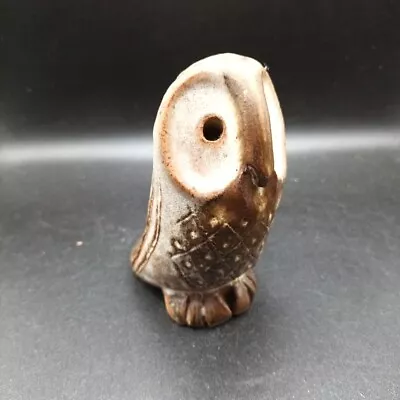 Buy Art Pottery Owl 9.5cm Tall. Made In Isle Of Skye. • 14.99£
