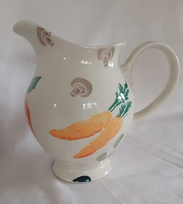 Buy Royal Winton KITCHEN GARDEN Hand Decorated Spongeware Jug Vase MINT 17cm High • 20£