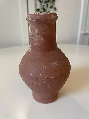 Buy Small Terracotta Unglazed Grecian Style Vessel Vase • 33.85£