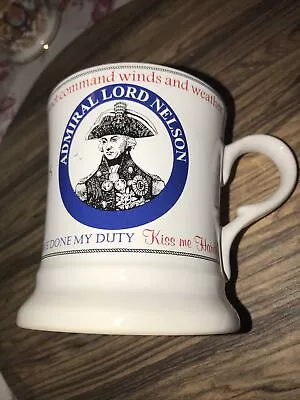 Buy Admiral Lord Nelson Commemorative Mug Holkham Pottery • 15£