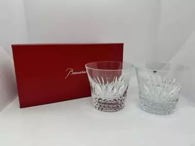 Buy Baccarat Year Tumbler Tiara 2021 Crystal Rock Glass Set Of 2 With Box • 123.33£