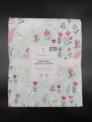 Buy Pottery Barn Kids Mystical Unicorn Full / Queen Duvet New With Tags • 90.13£