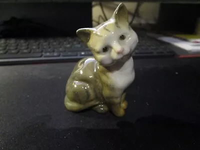 Buy Vintage Beswick Pottery Cat Grey Tabby 3 Inches Tall - Stamped Beswick England • 20£