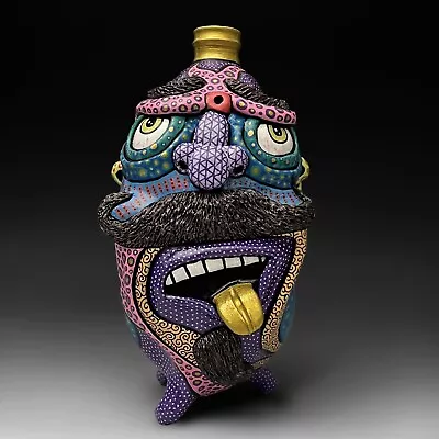 Buy “Swami Basu” Face Jug - Ben Gufford Ceramics - North Carolina Pottery • 236.81£