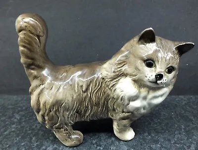 Buy Vintage Beautiful Beswick Grey/brown Persian Cat Figurine Model 1898 • 12£