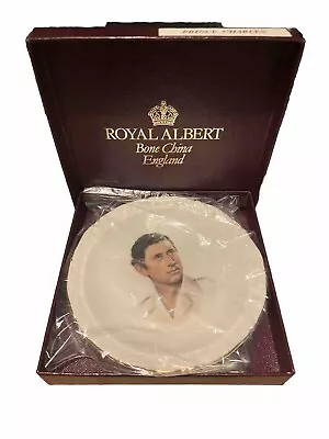 Buy Pair Royal Albert Bone China King Charles & Lady Diana Portrait Gold Edge Plates • 24£