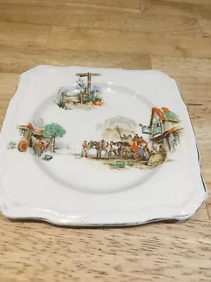 Buy Rare Alfred Meakin Plate - Horse And Carriage. • 15£