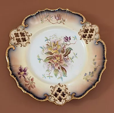 Buy Carlton Ware - Wiltshaw & Robinson Antique Decorative Plate C1900 • 29.99£
