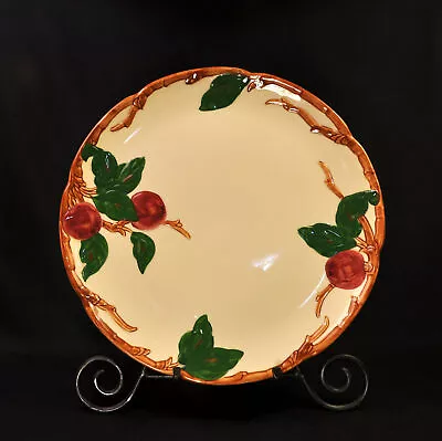 Buy Franciscan Apple Chop Plate 12 1/2  Large Round Red Green Brown Vintage • 66.57£