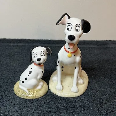 Buy Royal Doulton Disney 101  Dalmatians Pongo & Lucky DM6 DM8 Figurines MINT Cond. • 29.99£