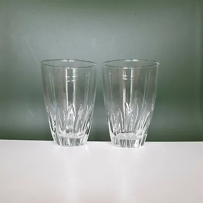 Buy 2 Vintage Tumblers Glasses With Swirling Pattern • 8£