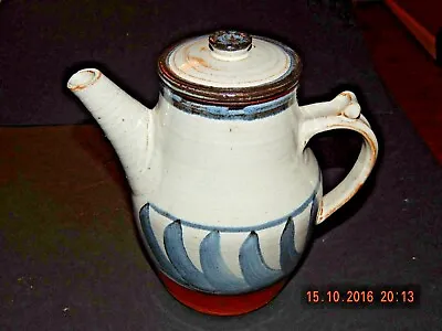 Buy Studio Pottery Coffee Pot Ts / St Seal Mark Beneath Handle • 29.99£