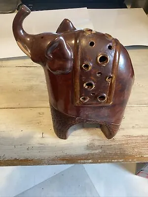 Buy Vintage Studio Pottery  Elephant Tall Design • 3.50£