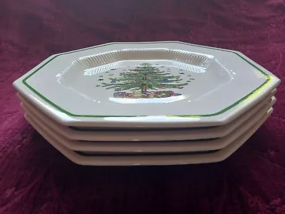 Buy Nikko CHRISTMASTIME  Dinner Plates - Set/4 *High Quality* Free U.S. Ship • 76.99£