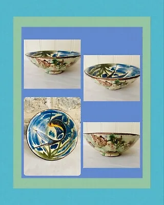 Buy Small Spanish Ceramic Puigdemont Fish Display Bowl Studio Art Pottery 18cm 60s • 22.22£