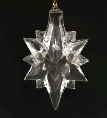 Buy RARE Vintage Lenox Creche Star Crystal Ornament 2.5 In • 93.99£