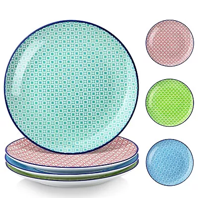 Buy Vancasso Dinner Plate 10.5inch Porcelain Set Of 4 Plates Set Large Big Plate • 25.99£