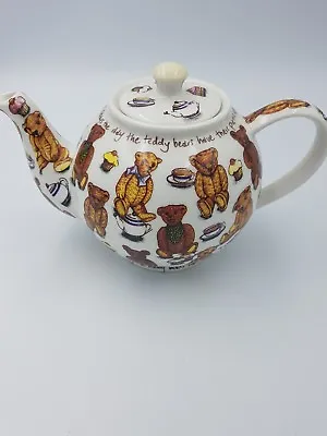 Buy Paul Cardew Two-cup Classic  Ted-tea  Porcelain Teapot Teddies' Picnic Day Vgc • 21.99£