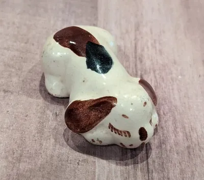 Buy Vintage Small Sleeping Puppy Dog Figurine California Pottery Style • 14.40£
