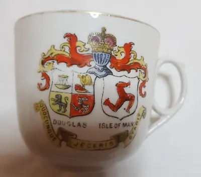 Buy Crested Ware China Cup, Douglas, Isle Of Man Coat Of Arms • 4£