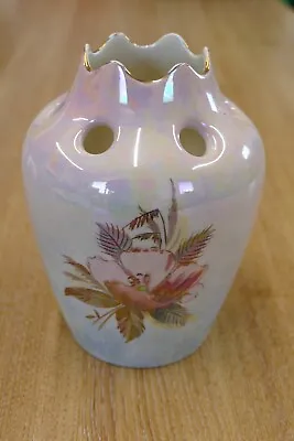 Buy Vintage Royal Winton Grimwades Lustre Vase, Dogrose, Approx 16cm (MO) • 10£