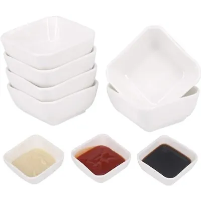 Buy 3 Porcelain Dip Bowls Set Tableware Small • 15.59£