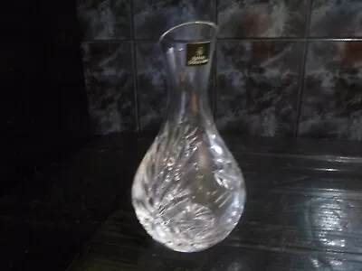 Buy Royal Doulton Water / Wine Cut Glass Decanter Vgc With Label • 17.99£